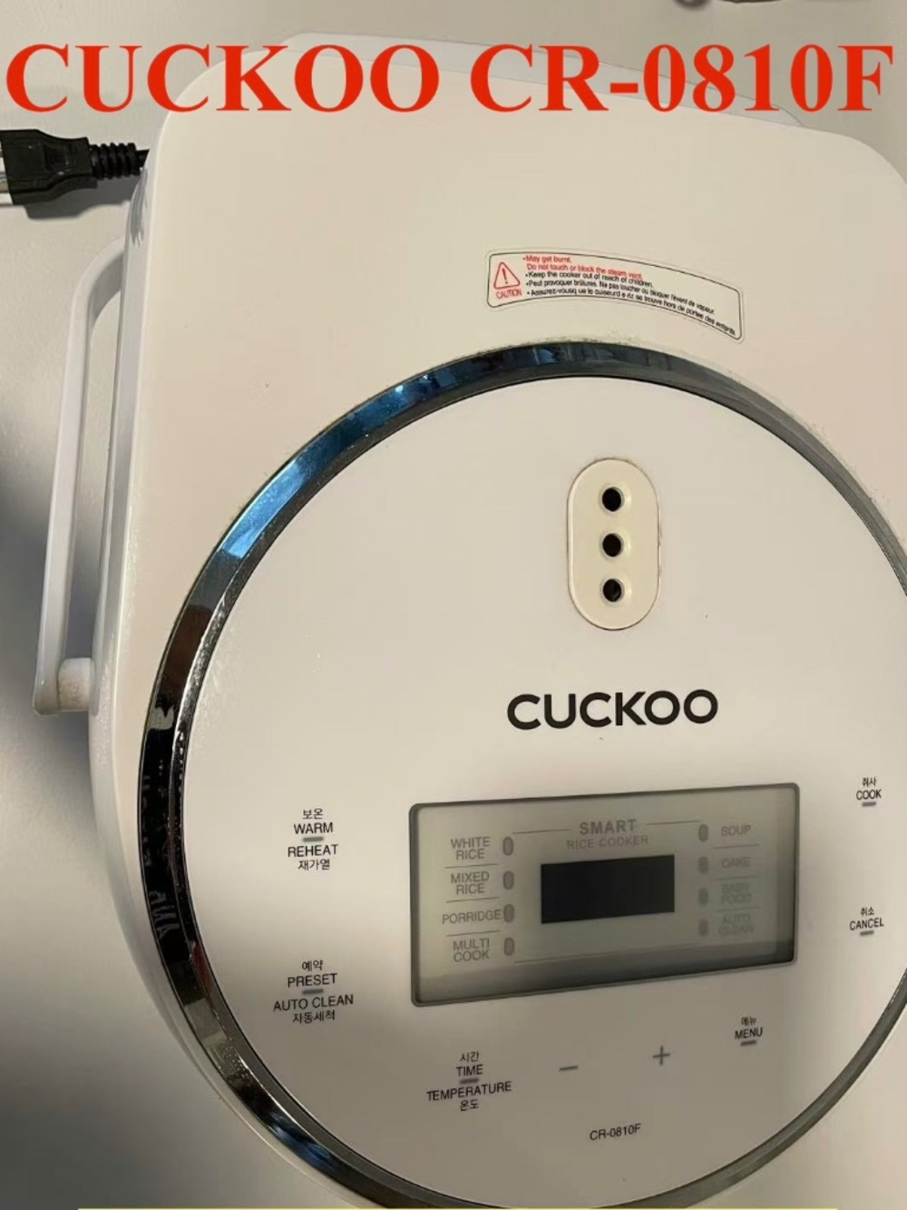 8-Cup   Micom   Rice   Cooker   (CR-0810F)